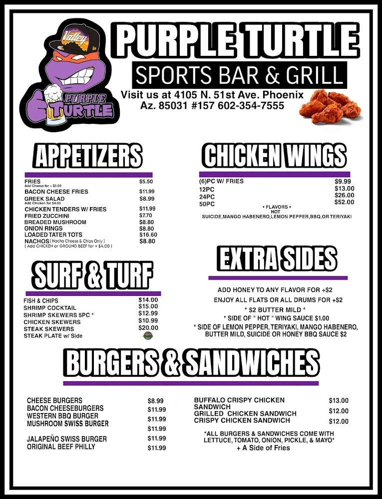 Purple Turtle Menu image 1